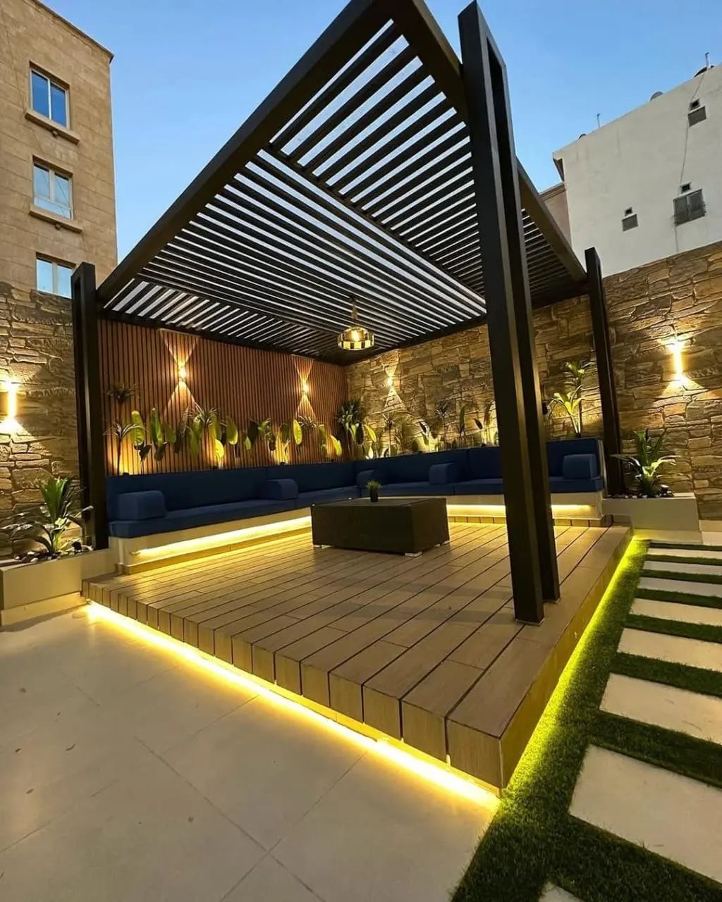 تركيب جلسات خارجية وتصميم الحدائق المنزلية بالرياض