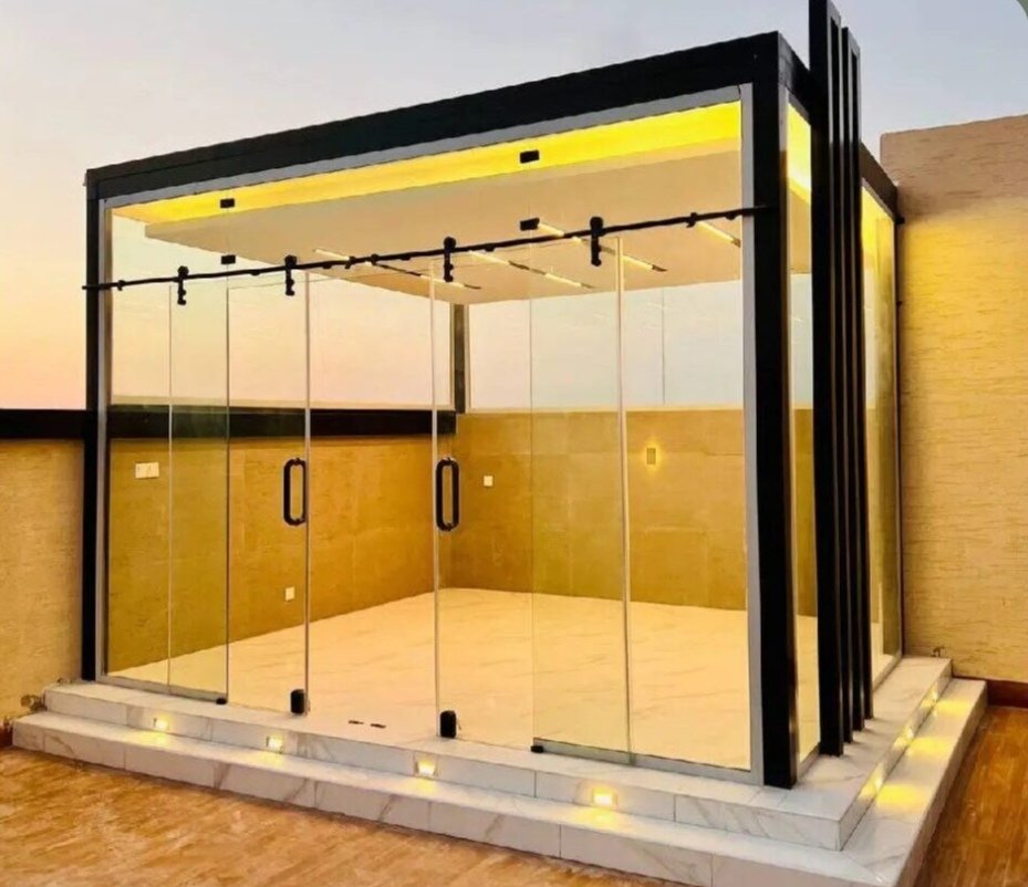 تصميم وتركيب غرف زجاجية للحدائق