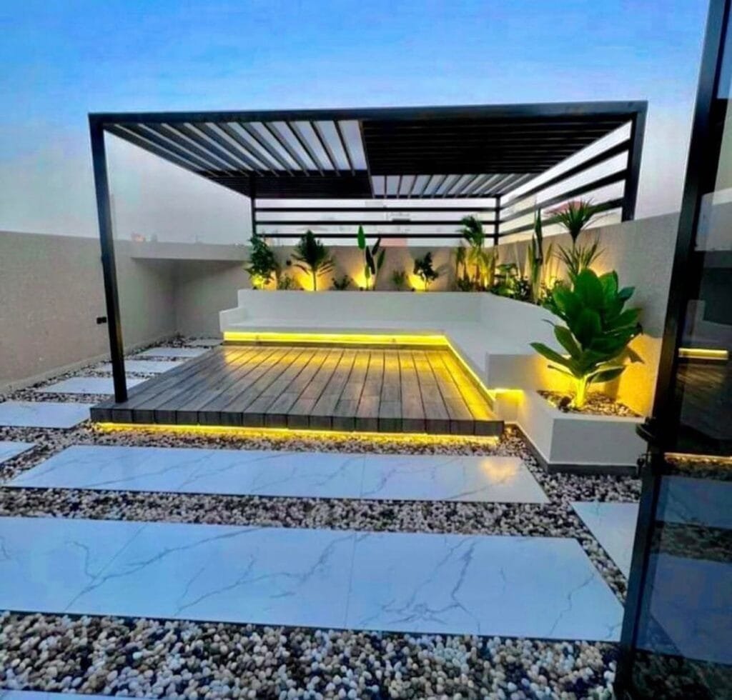 تصميم وتركيب برجولات خشبية