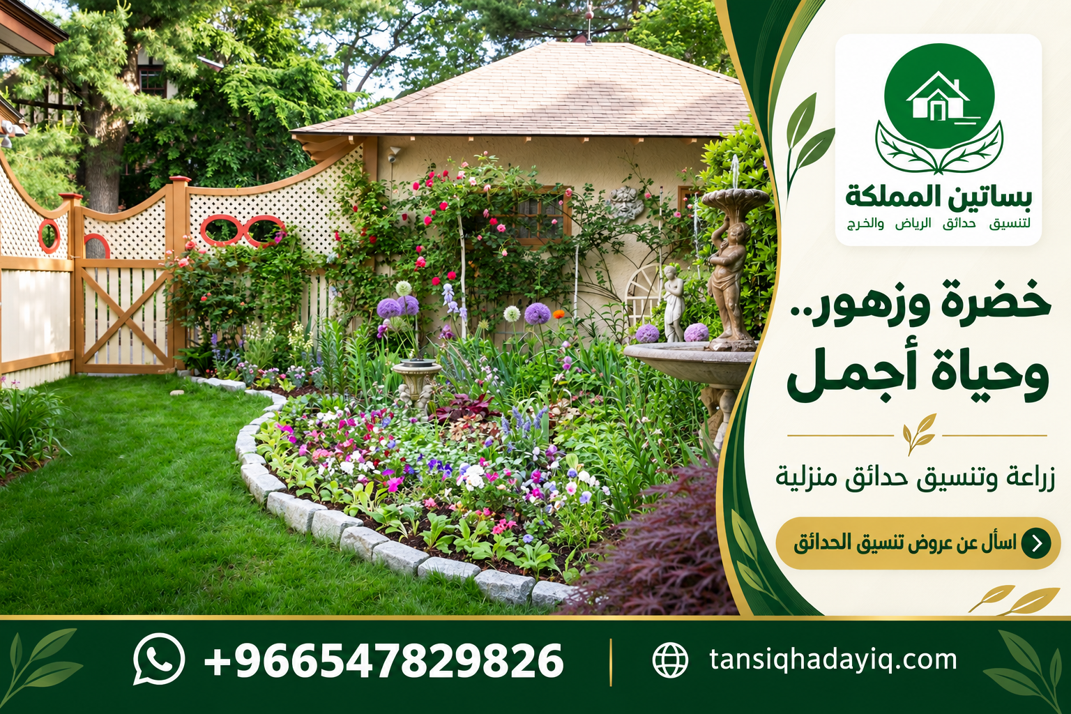 تنسيق حدائق شرق الرياض
